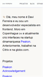 Mobile Screenshot of daviferreira.com